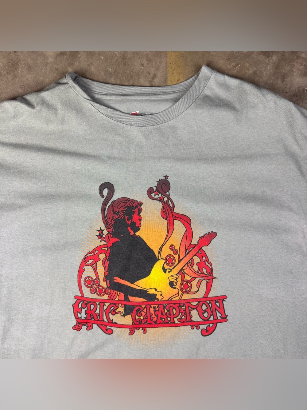 Eric Clapton T-Shirt Size XL 2006 2007 North America World Tour Tee Rock n Roll
